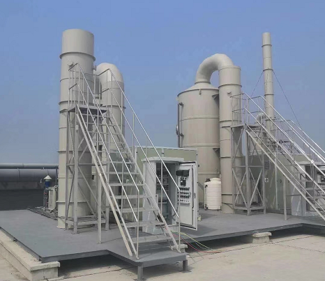 陶瓷鮑爾環(huán)填料塔 陶瓷鮑爾環(huán)填料塔