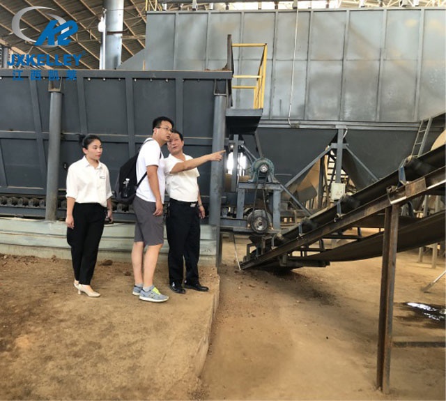 江蘇客戶考察陶粒濾料生產(chǎn)線 江蘇客戶考察陶粒濾料生產(chǎn)線