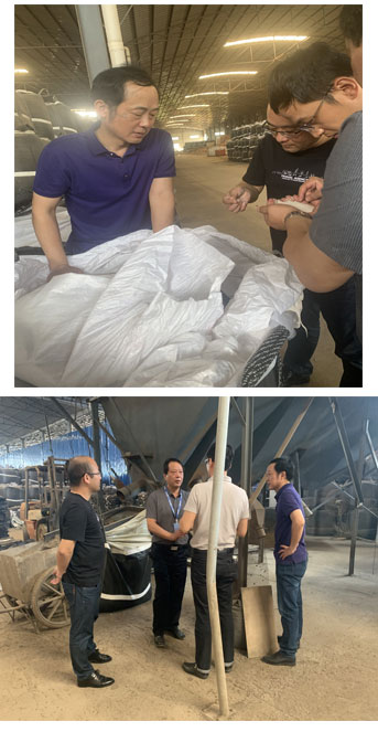 歡迎江蘇客戶來我司考察水處理瓷砂濾料 歡迎江蘇客戶來我司考察水處理瓷砂濾料