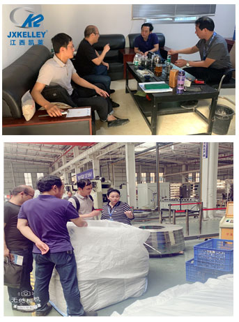 歡迎江蘇客戶來我司考察水處理瓷砂濾料 歡迎江蘇客戶來我司考察水處理瓷砂濾料